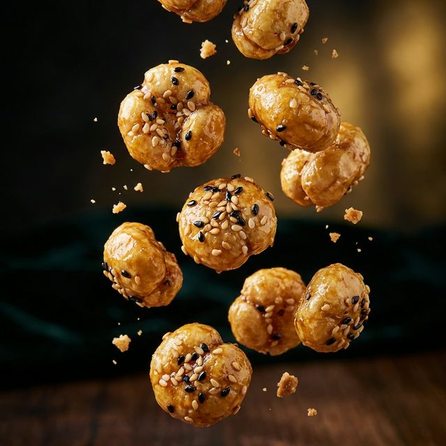 Floating Jaggery Coated Makhana